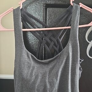 lululemon athletica Gray Tank Top